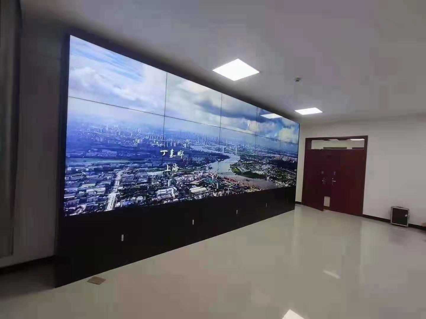 下陆拼接屏-55寸京东方液晶拼接屏3X4案例展示